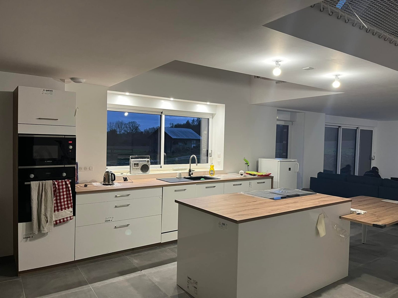 Eclairage d'une cuisine - Cuvigny Électricité électricien à Condé en Normandie